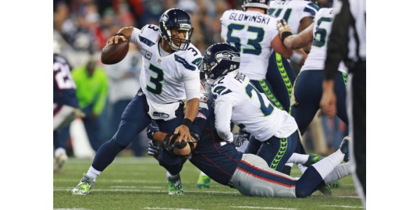 Competición entre Seattle Seahawks y New England Patriots